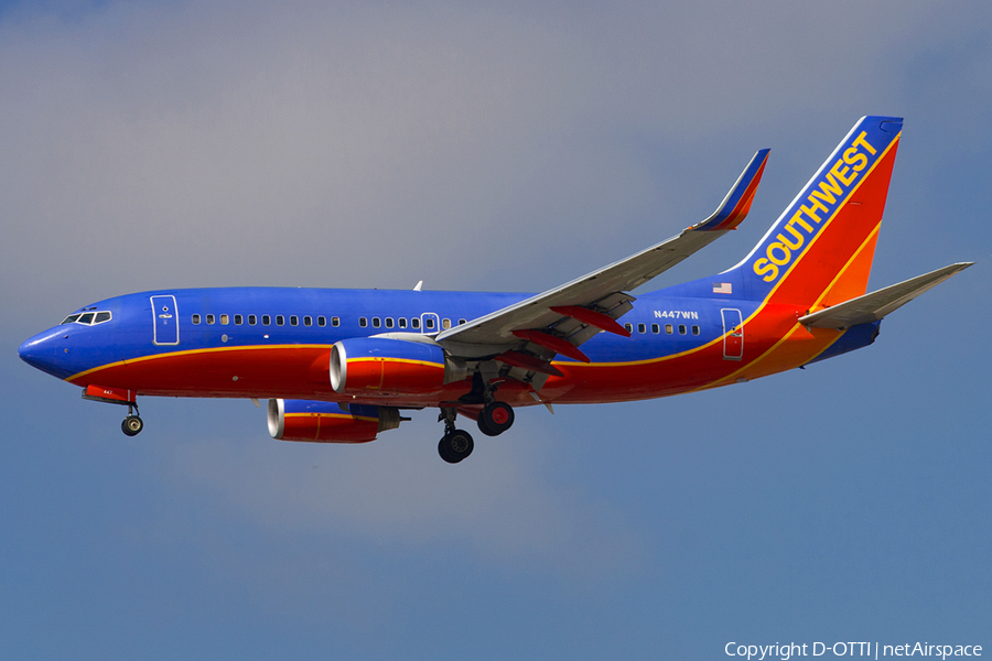 Southwest Airlines Boeing 737-7H4 (N447WN) | Photo 182316