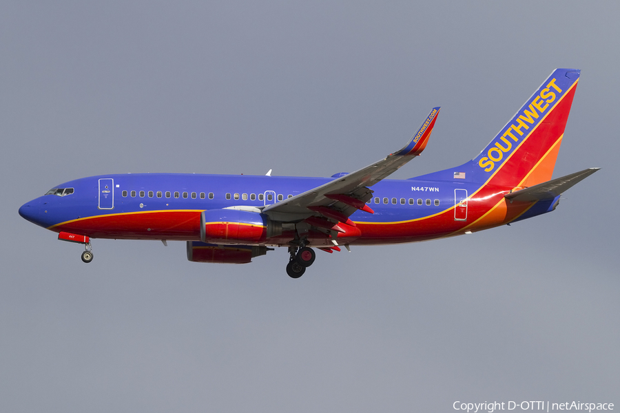 Southwest Airlines Boeing 737-7H4 (N447WN) | Photo 428615
