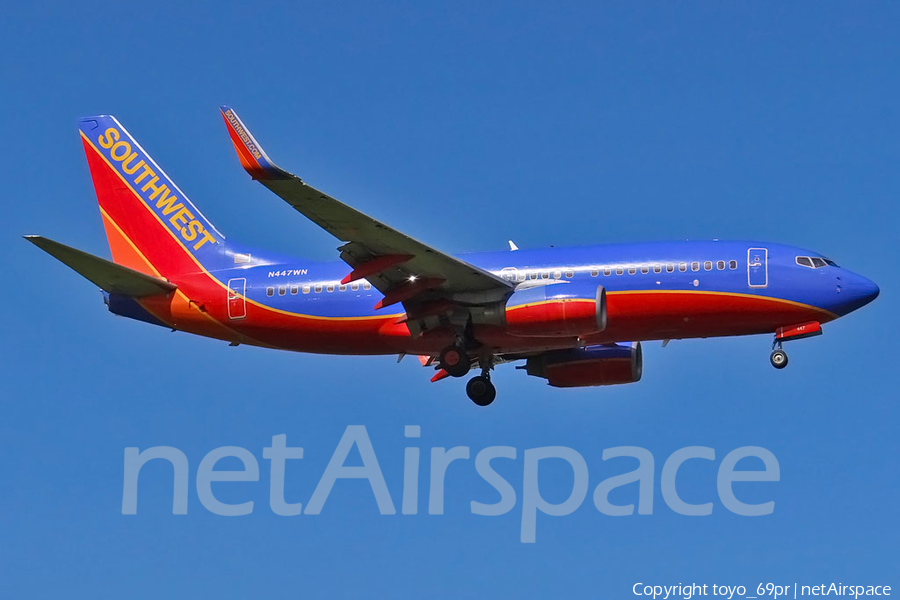 Southwest Airlines Boeing 737-7H4 (N447WN) | Photo 68402