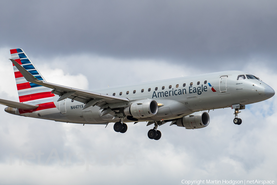 American Eagle (Republic Airlines) Embraer ERJ-175LR (ERJ-170-200LR) (N447YX) | Photo 307860
