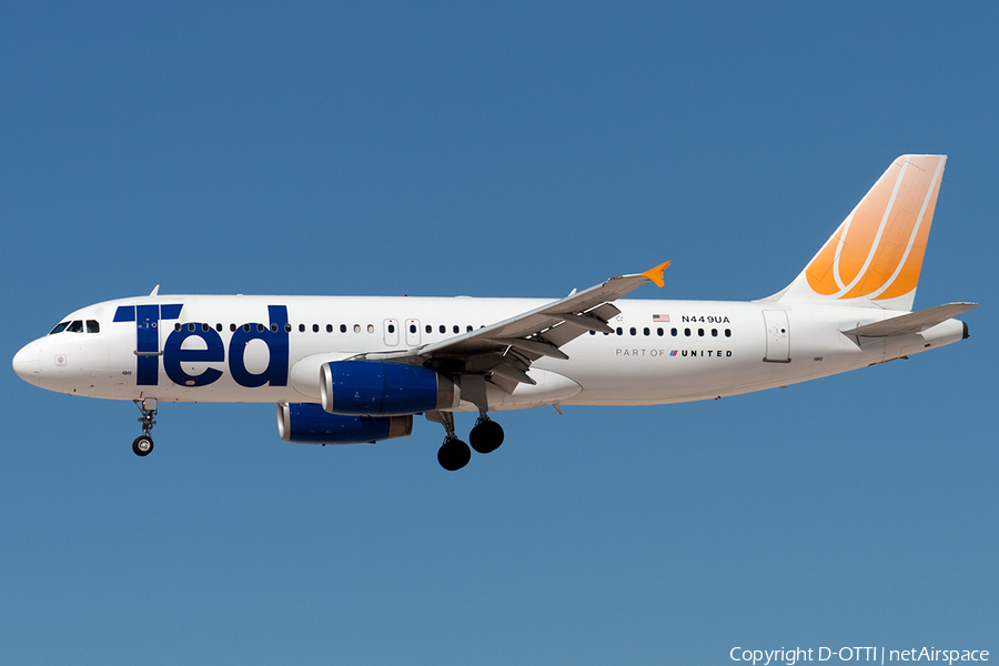 Ted Airbus A320-232 (N449UA) | Photo 181031