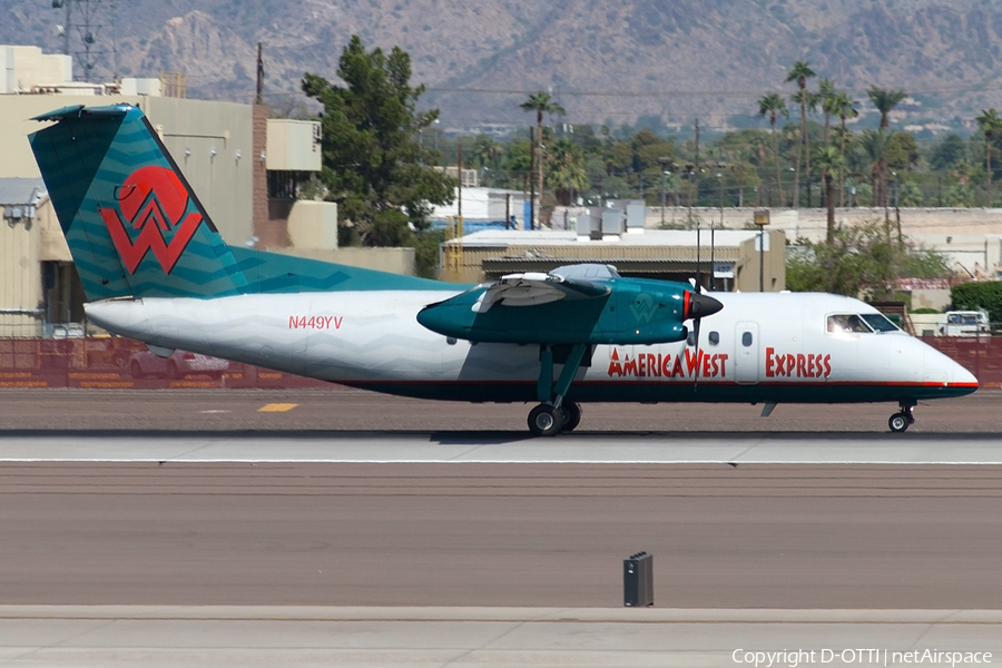 America West Express (Mesa Airlines) de Havilland Canada DHC-8-202Q (N449YV) | Photo 187744