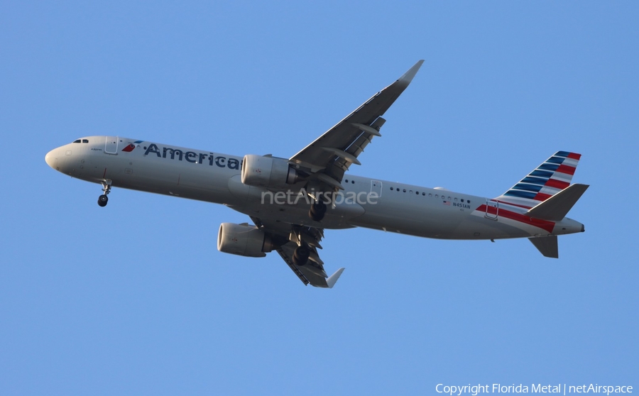 American Airlines Airbus A321-253NX (N451AN) | Photo 621320