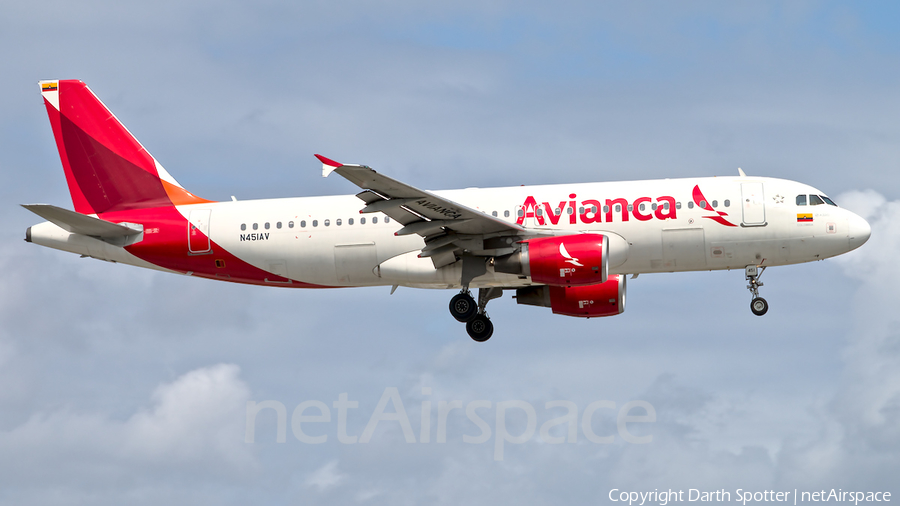 Avianca Airbus A320-214 (N451AV) | Photo 381899