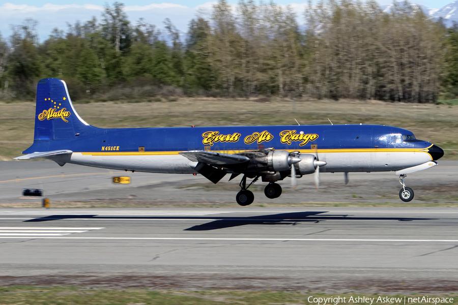 Everts Air Cargo Douglas DC-6A (N451CE) | Photo 164002