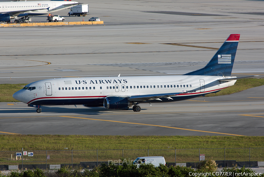 US Airways Boeing 737-4B7 (N452UW) | Photo 14013