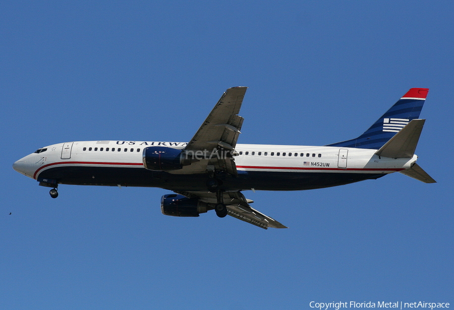 US Airways Boeing 737-4B7 (N452UW) | Photo 300547