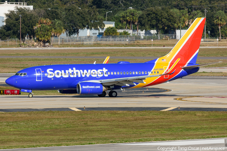 Southwest Airlines Boeing 737-7H4 (N453WN) | Photo 468634