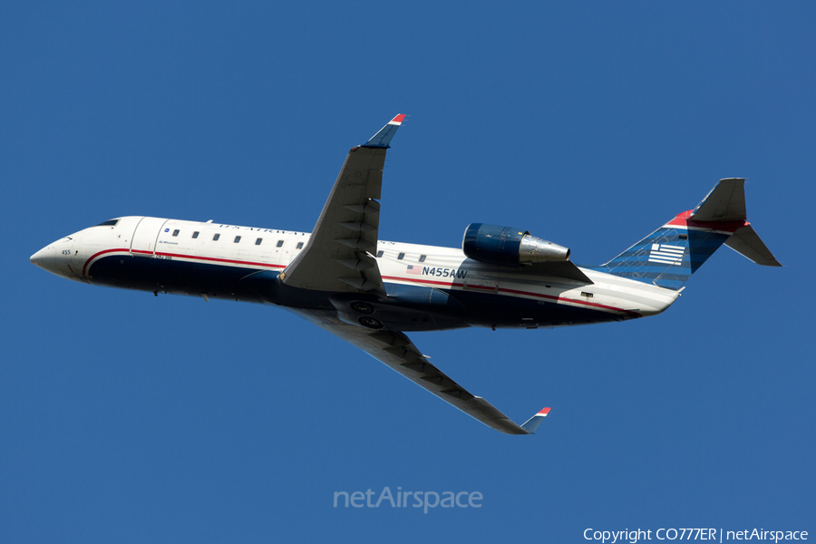 US Airways Express (Air Wisconsin) Bombardier CRJ-200LR (N455AW) | Photo 208809