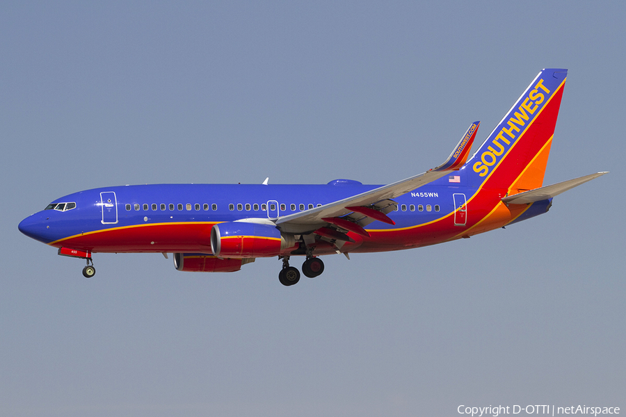 Southwest Airlines Boeing 737-7H4 (N455WN) | Photo 341066