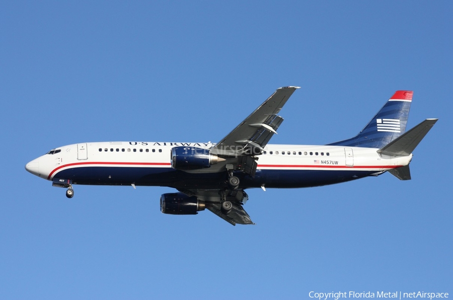 US Airways Boeing 737-4B7 (N457UW) | Photo 300555