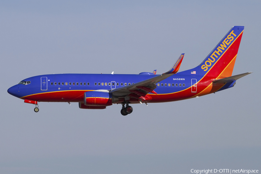 Southwest Airlines Boeing 737-7H4 (N458WN) | Photo 423628