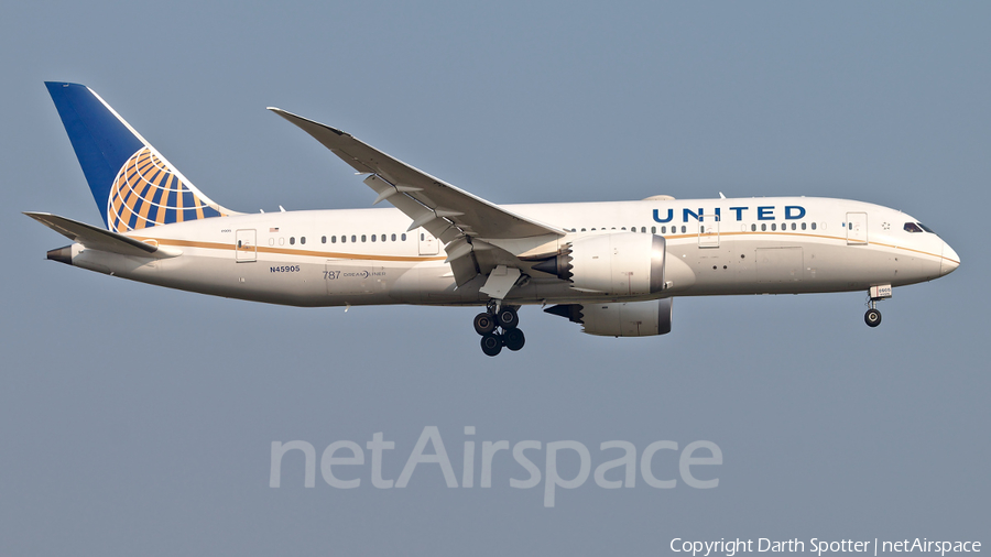 United Airlines Boeing 787-8 Dreamliner (N45905) | Photo 361988