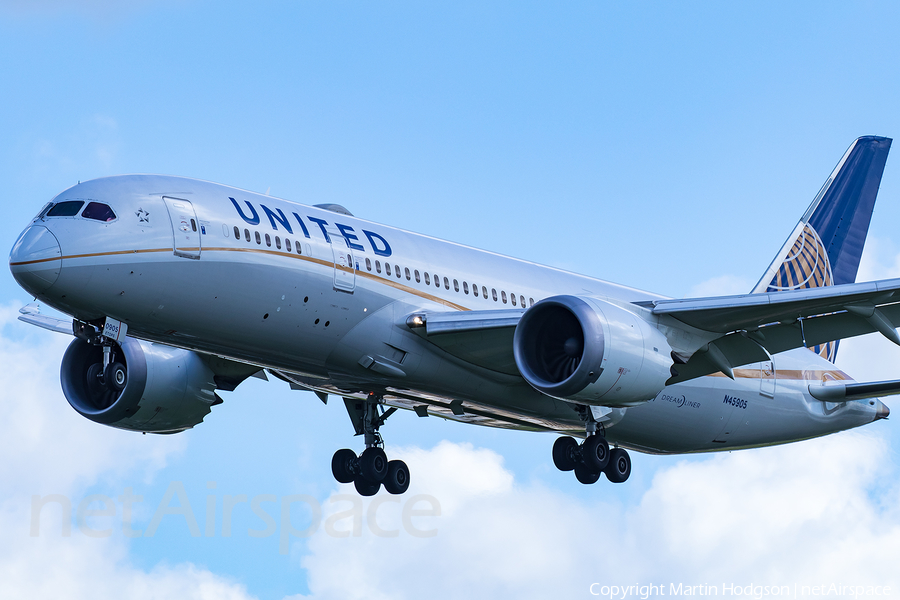 United Airlines Boeing 787-8 Dreamliner (N45905) | Photo 243841