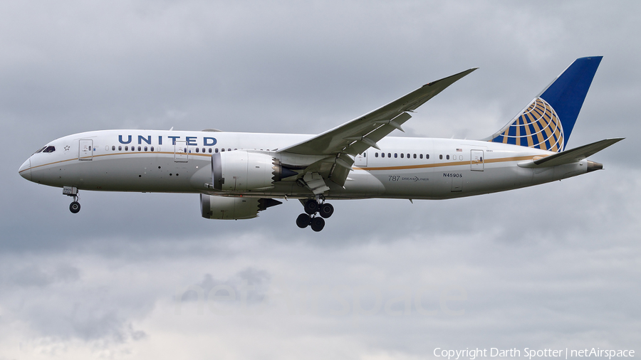 United Airlines Boeing 787-8 Dreamliner (N45905) | Photo 375510