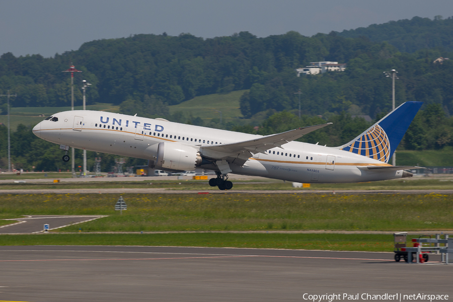 United Airlines Boeing 787-8 Dreamliner (N45905) | Photo 244593