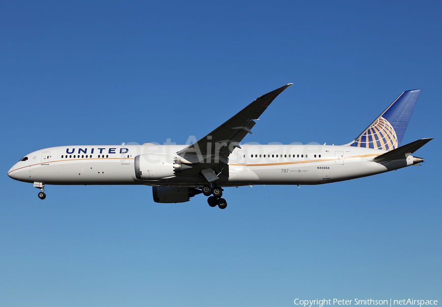 United Airlines Boeing 787-9 Dreamliner (N45956) | Photo 291162