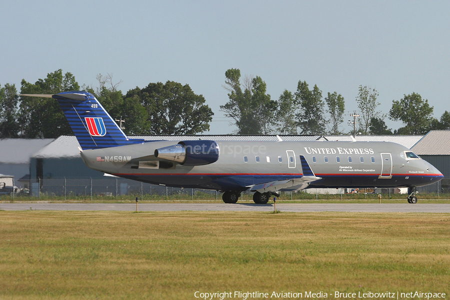 United Express (Air Wisconsin) Bombardier CRJ-200LR (N459AW) | Photo 150931
