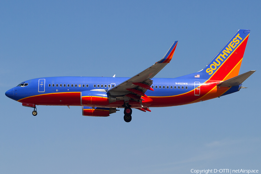 Southwest Airlines Boeing 737-7H4 (N460WN) | Photo 185987