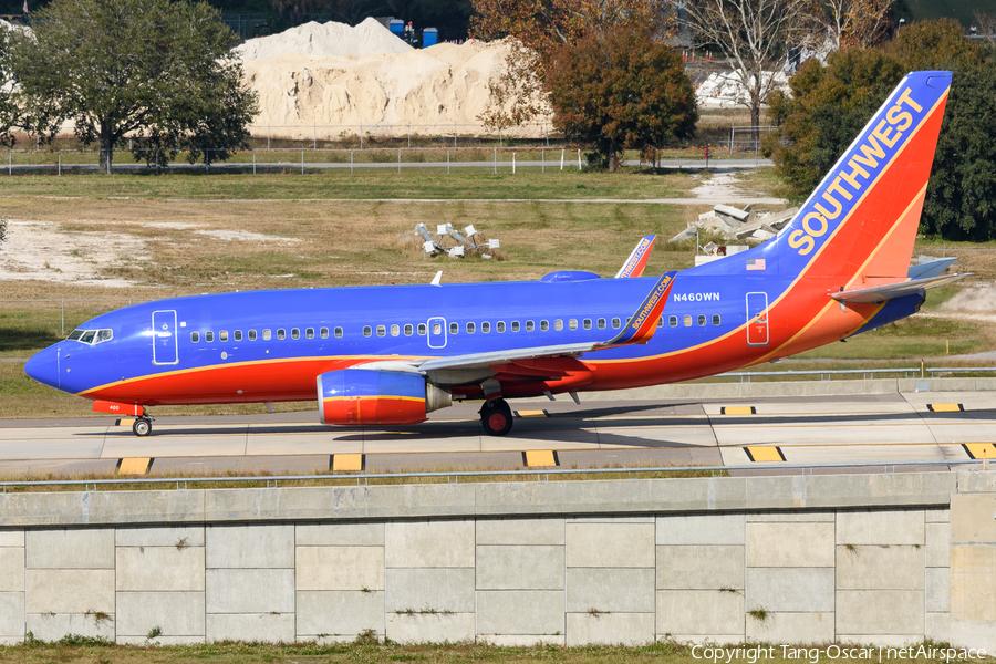 Southwest Airlines Boeing 737-7H4 (N460WN) | Photo 468633