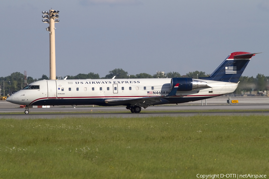 US Airways Express (Air Wisconsin) Bombardier CRJ-200LR (N461AW) | Photo 440299