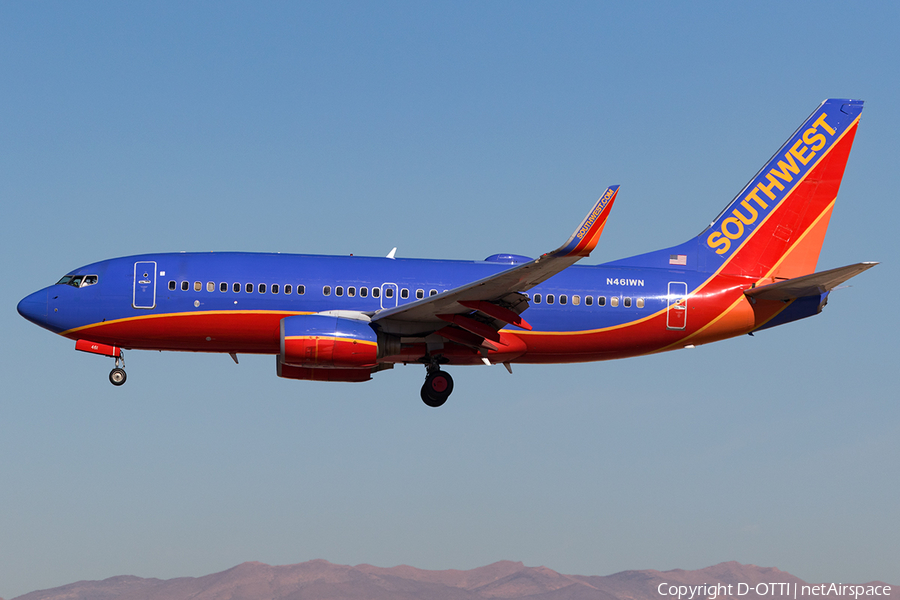Southwest Airlines Boeing 737-7H4 (N461WN) | Photo 140622