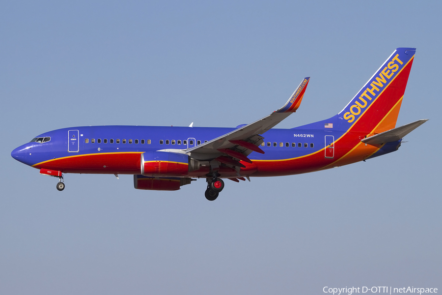 Southwest Airlines Boeing 737-7H4 (N462WN) | Photo 424474