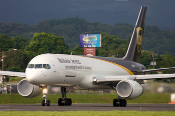 United Parcel Service Boeing 757-24APF (N463UP) at  San Jose - Juan Santamaria International, Costa Rica