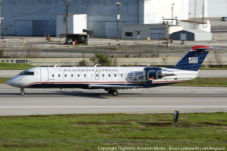 US Airways Express (Air Wisconsin) Bombardier CRJ-200LR (N465AW) | Photo 150368