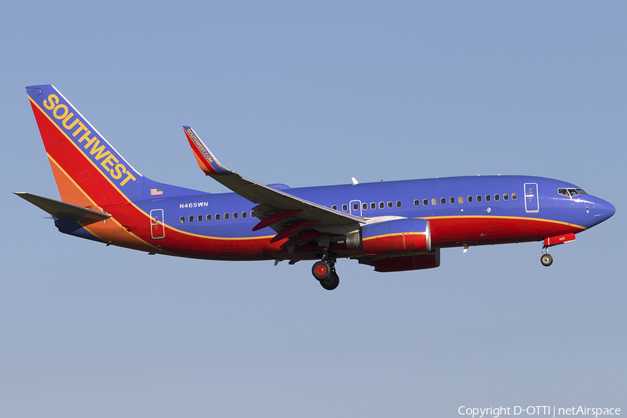 Southwest Airlines Boeing 737-7H4 (N465WN) | Photo 535763