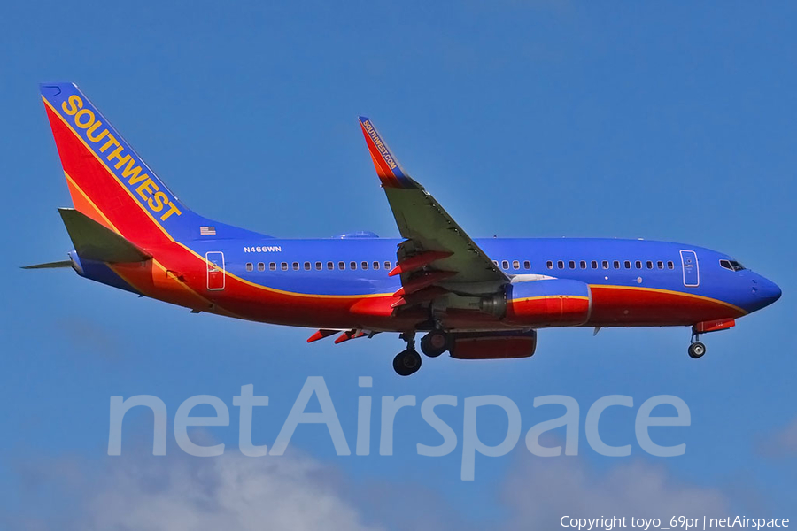 Southwest Airlines Boeing 737-7H4 (N466WN) | Photo 68311