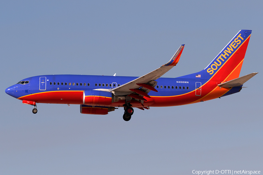Southwest Airlines Boeing 737-7H4 (N468WN) | Photo 201765