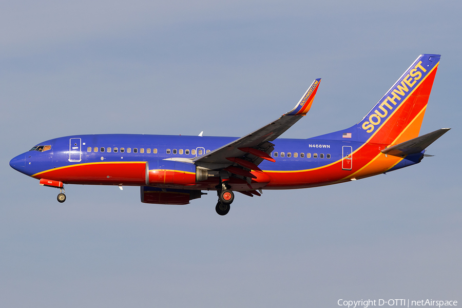 Southwest Airlines Boeing 737-7H4 (N468WN) | Photo 182635