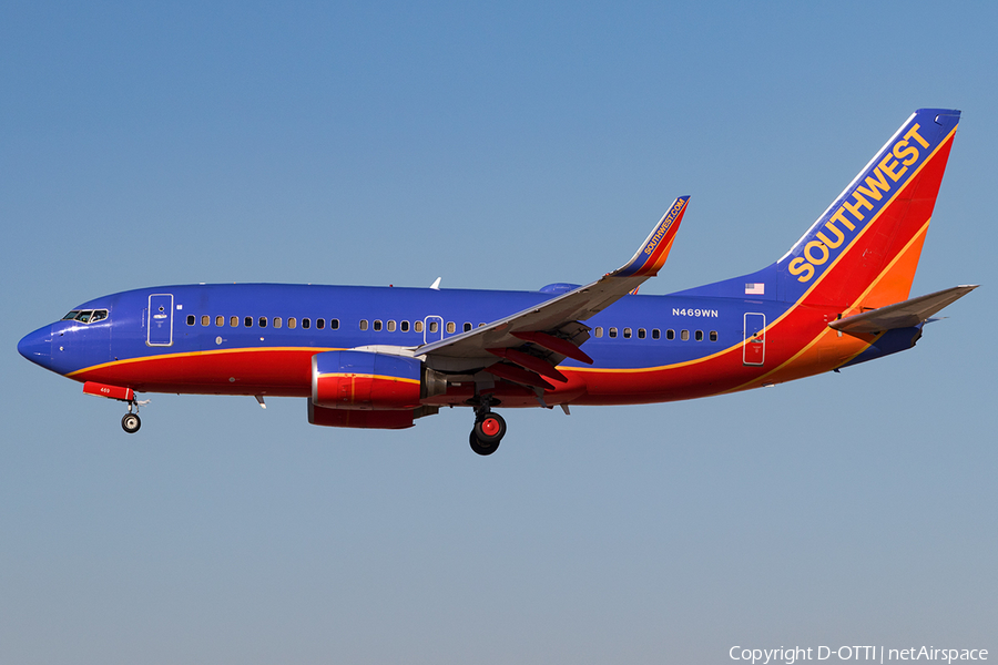 Southwest Airlines Boeing 737-7H4 (N469WN) | Photo 137010