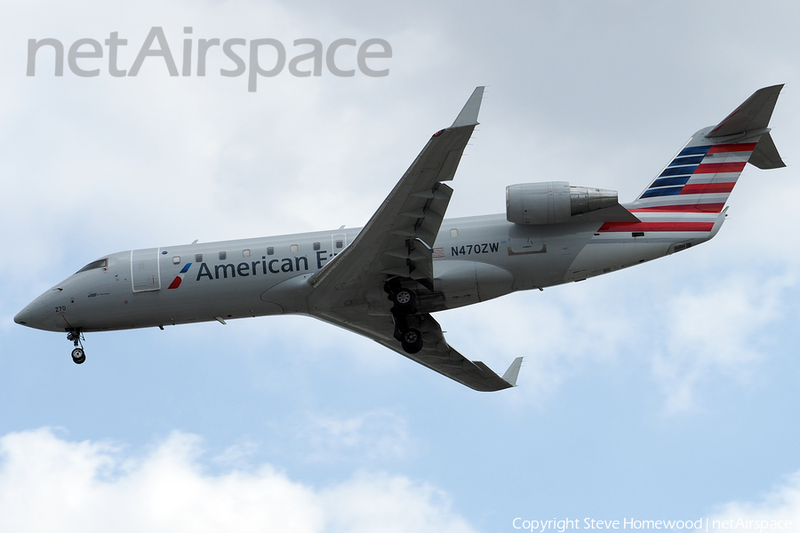 American Eagle (Air Wisconsin) Bombardier CRJ-200LR (N470ZW) | Photo 674105