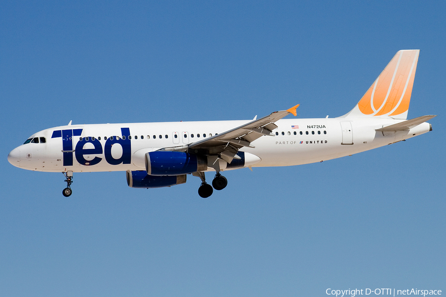 Ted Airbus A320-232 (N472UA) | Photo 179257