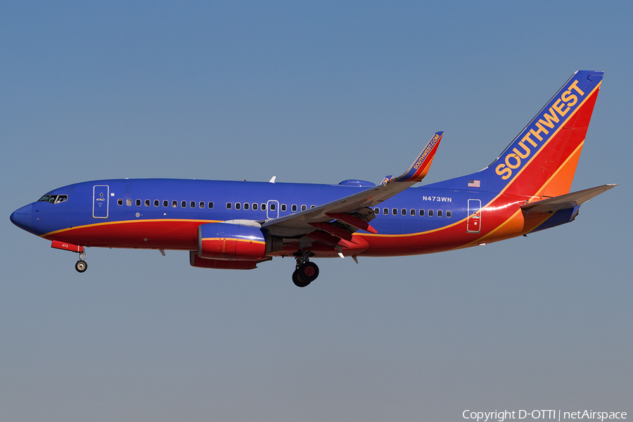 Southwest Airlines Boeing 737-7H4 (N473WN) | Photo 136095