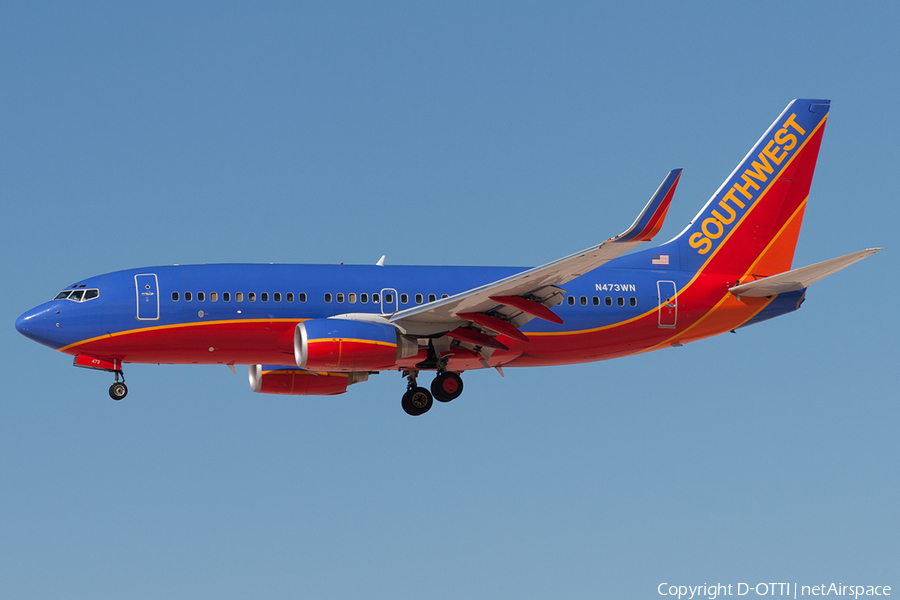 Southwest Airlines Boeing 737-7H4 (N473WN) | Photo 181054