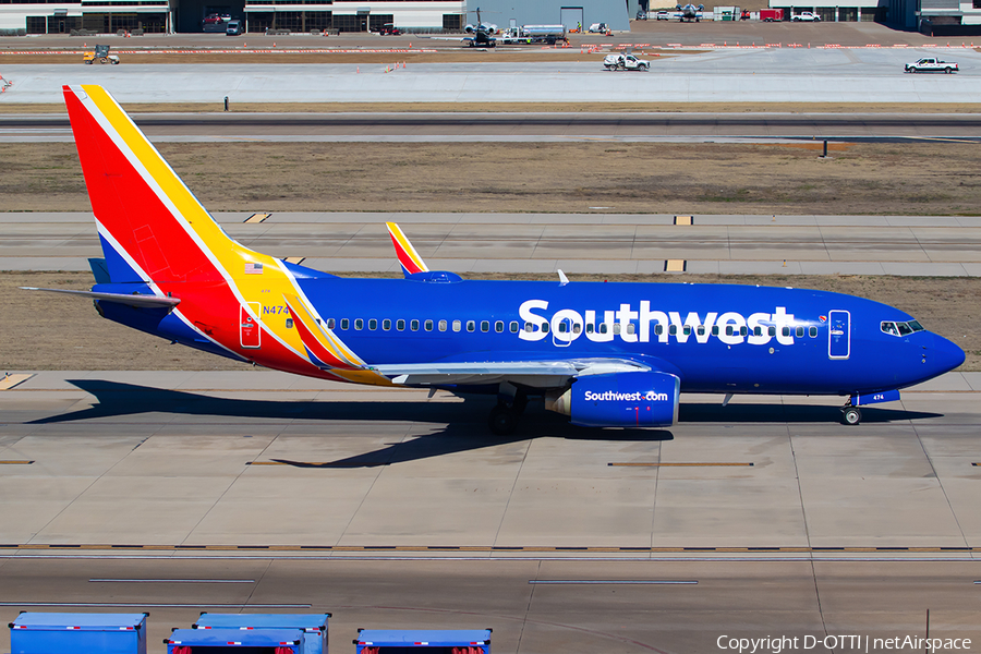 Southwest Airlines Boeing 737-7H4 (N474WN) | Photo 679175