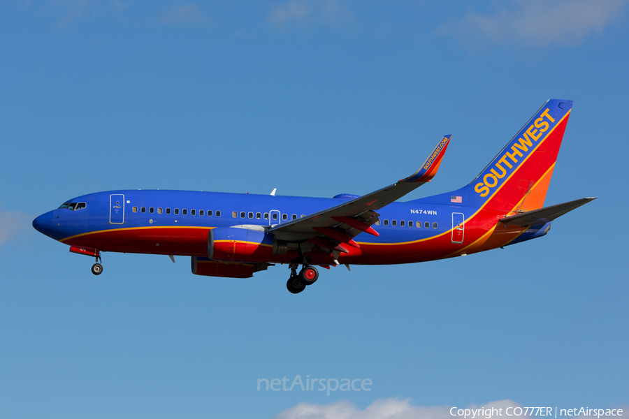 Southwest Airlines Boeing 737-7H4 (N474WN) | Photo 37502