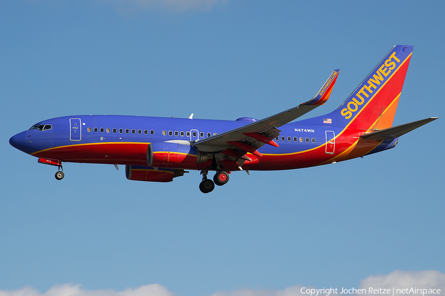 Southwest Airlines Boeing 737-7H4 (N474WN) | Photo 38175