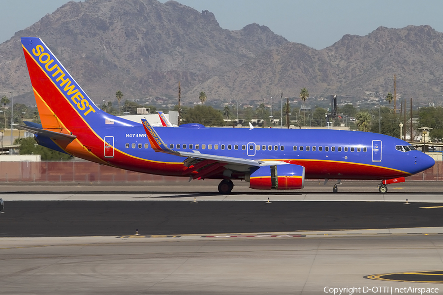 Southwest Airlines Boeing 737-7H4 (N474WN) | Photo 461611