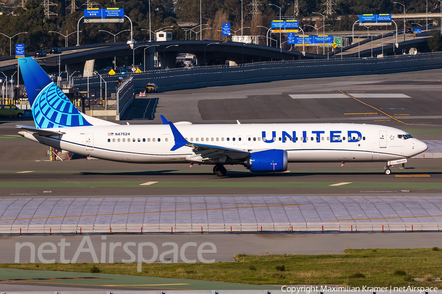 United Airlines Boeing 737-9 MAX (N47524) | Photo 503132