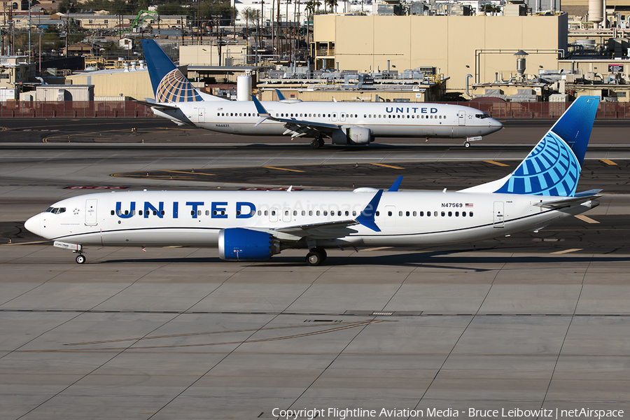 United Airlines Boeing 737-9 MAX (N47569) | Photo 662326