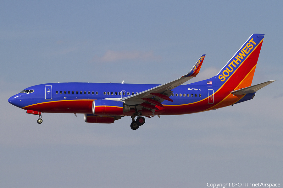 Southwest Airlines Boeing 737-7H4 (N475WN) | Photo 341127