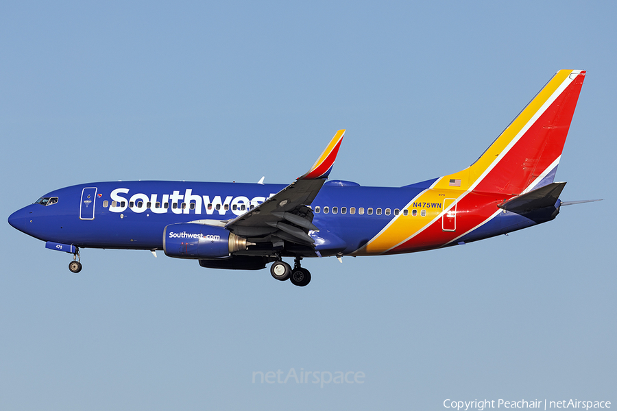 Southwest Airlines Boeing 737-7H4 (N475WN) | Photo 317026