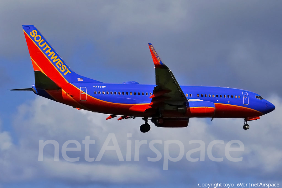 Southwest Airlines Boeing 737-7H4 (N475WN) | Photo 68248