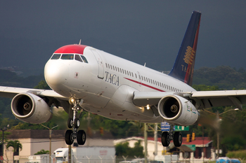 TACA International Airlines Airbus A319-132 (N476TA) at  San Jose - Juan Santamaria International, Costa Rica