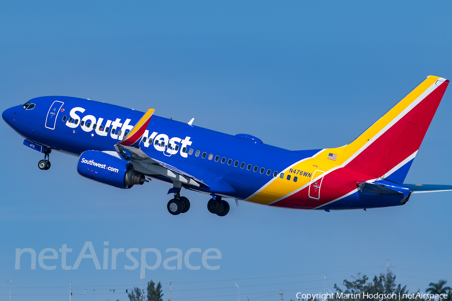 Southwest Airlines Boeing 737-7H4 (N476WN) | Photo 430950