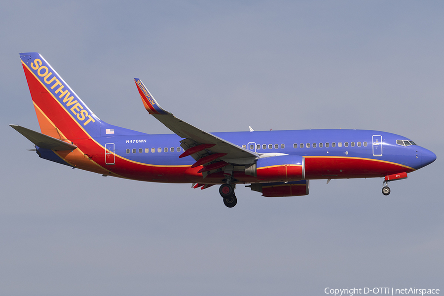 Southwest Airlines Boeing 737-7H4 (N476WN) | Photo 537492